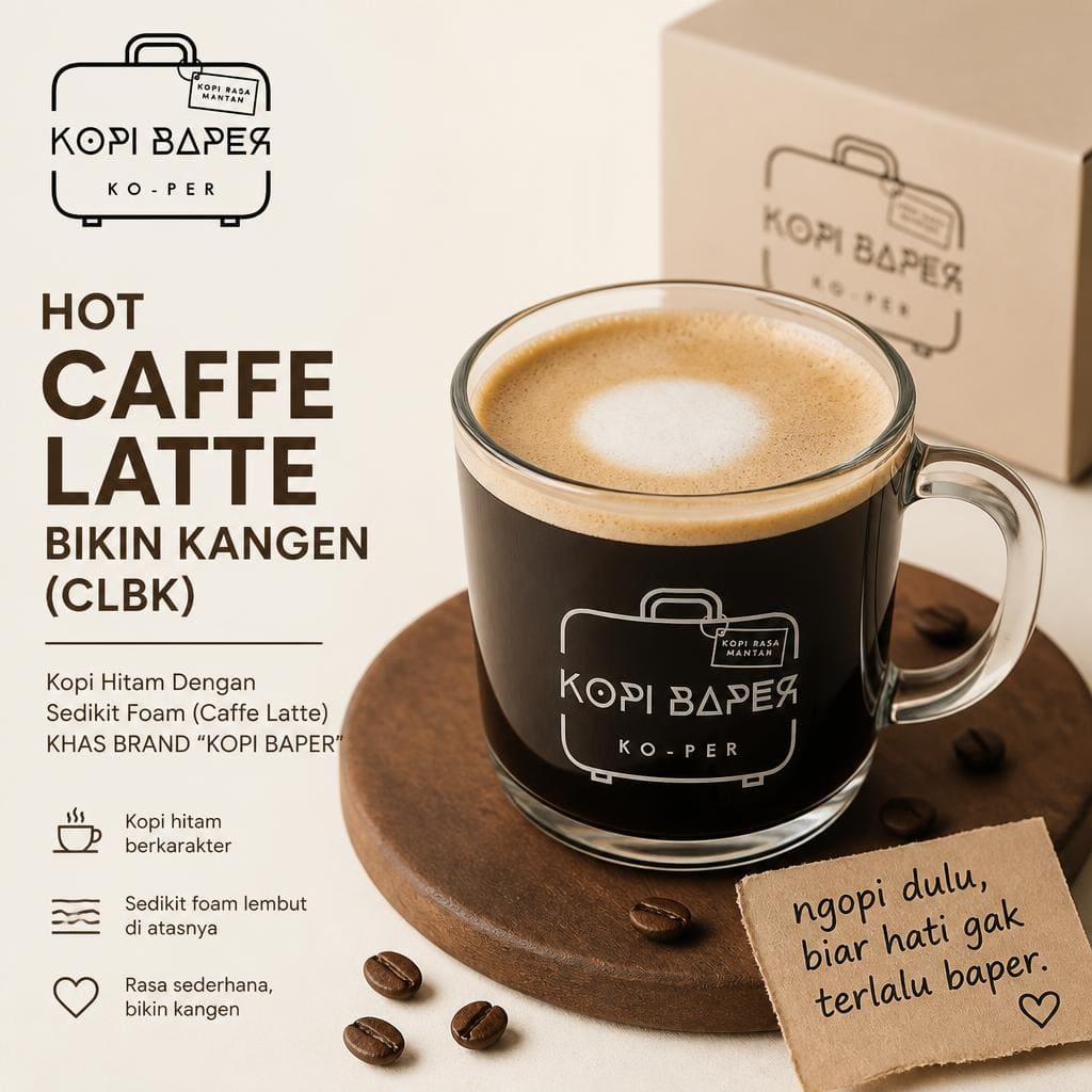 Hot Caffe Latte Bikin Kangen Clbk Kopi Baper